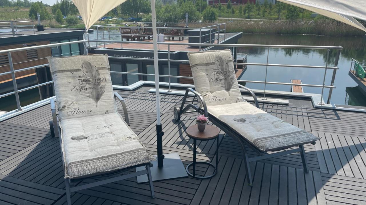 Hausboote Am Baerwalder See Traumhaus-Mieten Klitten Exterior foto